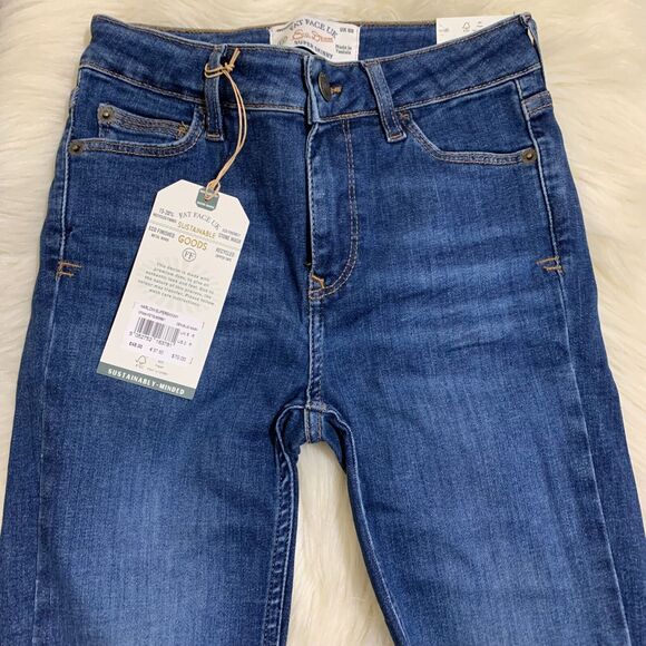 FAT FACE HARLOW Super Skinny Blue Wash Denim Jeans US Sz 2 NWT - Picture 5 of 12